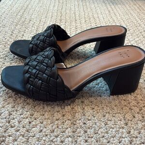 A New Day Black Woven Mules